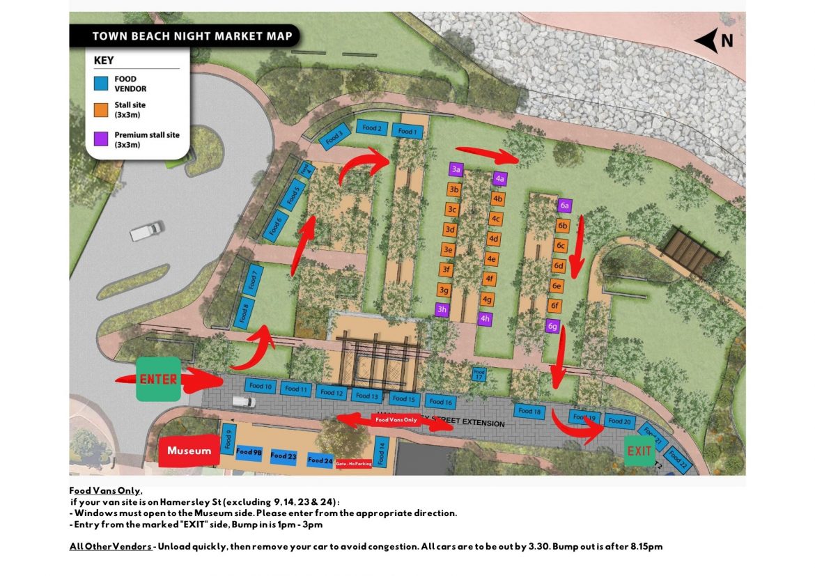 Night Market Map